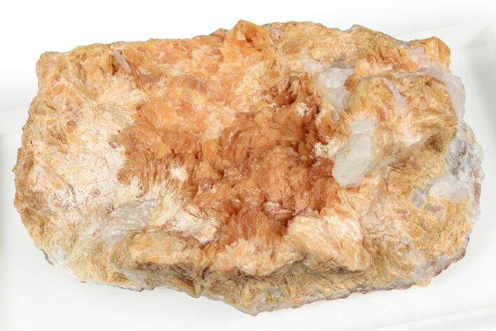 Vibrant Orange Tinzenite Crystal Cluster - Italy #352031